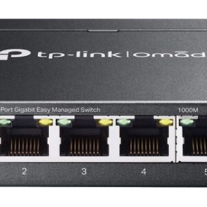 TP-Link Omada ES205G tinklo komutatorius Valdomas Gigabit Ethernet (10/100/1000) Juoda - Image 1
