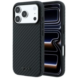 Dėklas Tumi Carbon MagSafe, skirtas iPhone 18 Pro Max / 17 Pro Max, juodas