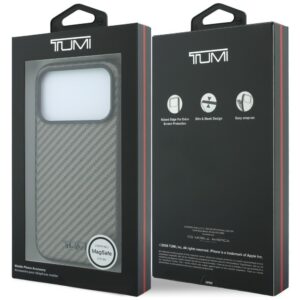 Dėklas Tumi Carbon MagSafe, skirtas iPhone 18 Pro Max / 17 Pro Max, antracito spalvos - Image 8