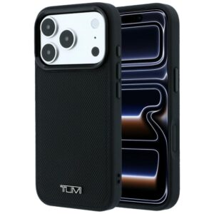 Tumi odinis „Ballistic“ rašto „MagSafe“ dėklas, skirtas iPhone 18 Pro Max / 17 Pro Max, juodas