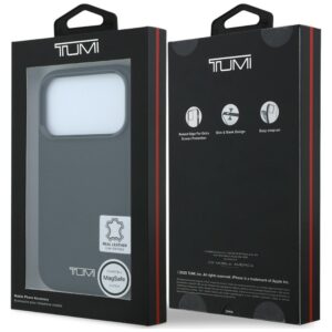 Tumi odinis „Ballistic“ rašto „MagSafe“ dėklas, skirtas iPhone 18 Pro Max / 17 Pro Max, juodas - Image 8
