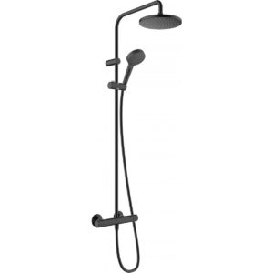 Termostatinė dušo sistema Hansgrohe Vernis Blend 200 1jet EcoSmart, 26089670, juoda matinė - Image 1