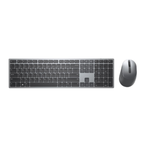 DELL KM7321W klaviatūra Pelė įskaityta Biuras RD belaidis ryšys + „Bluetooth“ QWERTY JAV tarptautinė versija Pilka, Titanas