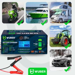 Mikroprocesorinis automobilio akumuliatoriaus įkroviklis 10 A 6–150 Ah 2–24 V W14018 WUBER - Image 3