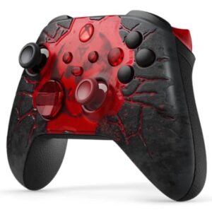 Microsoft XBOX Wireless Controller - Gears of War: E-Day Limited Edition Juoda, Raudona „Bluetooth“ Žaidimų pultelis Analoginis / skaitmeninis Xbox Series S, Xbox Series X, Android, PC, iOS - Image 2
