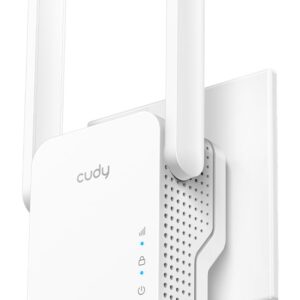 Cudy RE1200 tinklo stiprintuvas Tinklo kartotuvas Balta 10, 100 Mbit/ai - Image 2