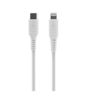FIXED FIXDLS-CL12-WH „Lightning“ kabelis 1,2 m Balta