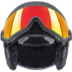Slidinėjimo šalmas UVEX Wanted Visor juodas 58–61 cm (L) - Image 3