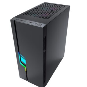 Gembird ATX Fornax 2000 RGB dėklas, RGB foninis apšvietimas, juoda spalva - Image 3