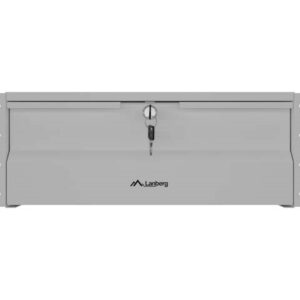 Stalčius 19" tinklinėms spintoms 4U 360 mm pilkas Lanberg (4U/483 × 360 mm, apkrova iki 90 kg, 4 taškų tvirtinimas) - Image 1