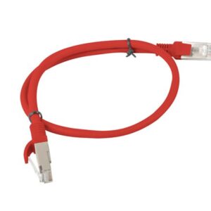 LANBERG PATCHCORD UTP CAT.5E 0.5M RED PCU5-10CC-0050-S - Image 2