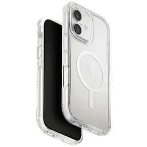 UNIQ Combat dėklas, skirtas iPhone 17, su Magclick įkrovimu, baltas