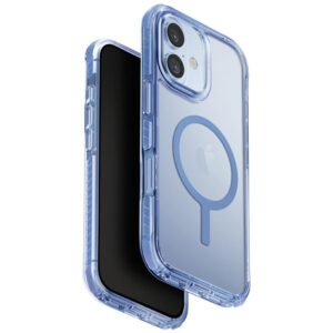 UNIQ Combat dėklas, skirtas iPhone 17, su Magclick įkrovimu, mėlynas