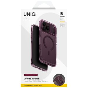 Dėklas UNIQ LifePro Xtreme, skirtas iPhone 18 Pro Max / 17 Pro Max, su Magclick įkrovimu, bordo spalvos - Image 9
