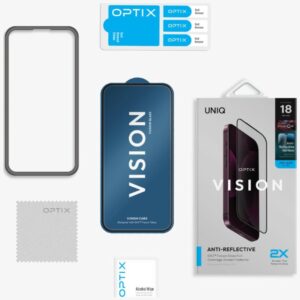 Grūdintas stiklas UNIQ Optix Vision AR Clear DX2, skirtas iPhone 18 Pro Max - Image 5