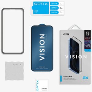 Grūdintas stiklas UNIQ Optix Vision Optiview DX2, skirtas iPhone 18 Pro - Image 4