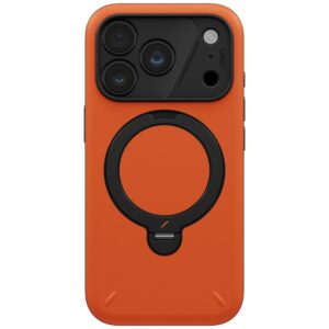 Dėklas UNIQ Elix, skirtas iPhone 18 Pro / 17 Pro, su 360° besisukančiu stovu, oranžinis - Image 2
