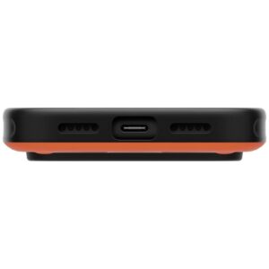 Dėklas UNIQ Elix, skirtas iPhone 18 Pro / 17 Pro, su 360° besisukančiu stovu, oranžinis - Image 5