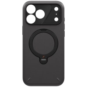Dėklas UNIQ Elix, skirtas iPhone 18 Pro Max / 17 Pro Max, su 360° besisukančiu stovu, pilkas - Image 3