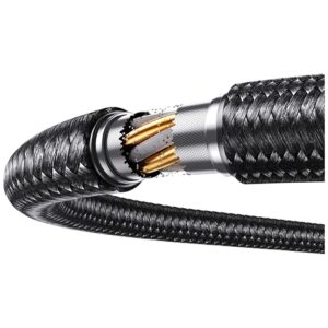 USAMS Al-Alloy SJ815 U110 RGB greitojo įkrovimo 60W USB-C į Lightning laidas 1.2 m juodas - Image 7