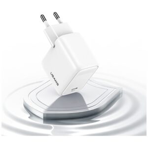 USAMS CC339 T76 45W GaN greitasis įkroviklis USB-C sieninis įkroviklis baltas - Image 4