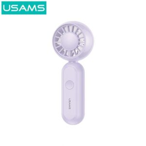 USAMS Folding ZB365 1200mAh rankinis ventiliatorius, violetinis - Image 5