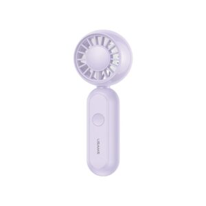 USAMS Folding ZB365 1200mAh rankinis ventiliatorius, violetinis
