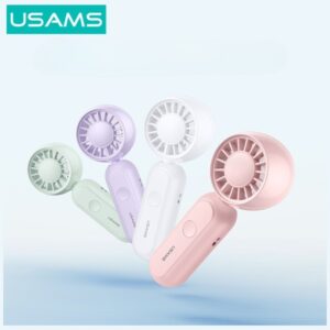 USAMS Folding ZB365 1200mAh rankinis ventiliatorius, žalias - Image 5