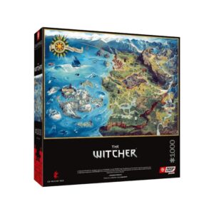 Puzzle Good Loot Gaming - The Witcher (Raganius): Šiaurės karalysčių žemėlapis 1000 vnt - Image 3