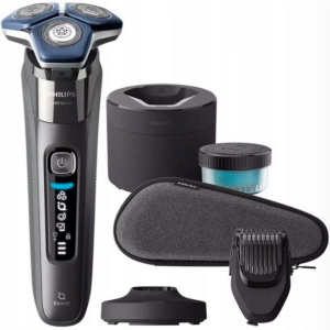 Philips SHAVER Series 7000 S7887/58 skustuvas vyrams Rotorinis skustuvas Apkarpymo mašinėlė Chromas