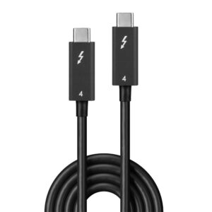 Lindy 31121 „Thunderbolt“ kabelis 2 m 40 Gbit/s Juoda - Image 2