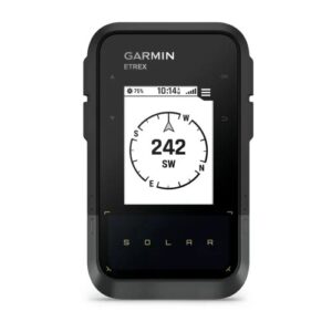 Garmin eTrex Solar navigatorius Rankinis 5,49 cm (2.16") 141 g Juoda, Pilka