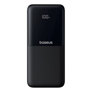 Baseus Lipow Powerbankas su dvigubu įmontuotu laidu ir ekranu 10000 mAh 22,5 W Juodas - Image 1