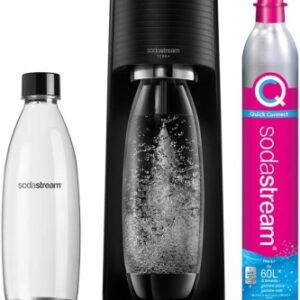 SodaStream Terra Black + 2 bottles (1012812310) Gazuoto vandens gaminimo aparatas, Juoda