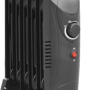 VOLTENO TEPALINIS RADIATORIUS 5 SEKCIJŲ 500W JUODAS