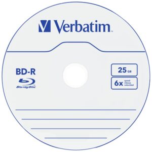 „Blu-ray“ diskai Verbatim 25GB 6X BD-R SL 5 vnt. balti 43715 - Image 2