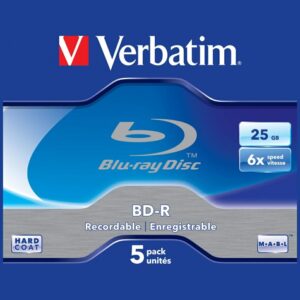„Blu-ray“ diskai Verbatim 25GB 6X BD-R SL 5 vnt. balti 43715 - Image 3