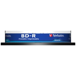 BD-R diskas Verbatim SL spausdinamas Datalife 6X 25GB 10 vnt. 43804 - Image 2
