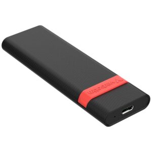 Verbatim M.2 NVMe USB 3.2 Gen 2 SSD išorinis korpusas su USB A/USB C kabeliu, juodas 32261 - Image 2