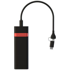 Verbatim M.2 NVMe USB 3.2 Gen 2 SSD išorinis korpusas su USB A/USB C kabeliu, juodas 32261 - Image 6
