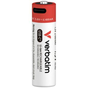 Įkraunamos AA USB-C baterijos Verbatim 4 vnt. 30249