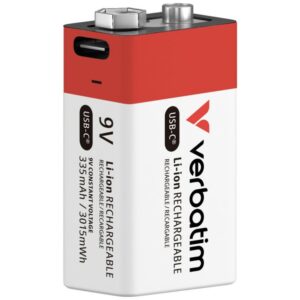 Įkraunama baterija 9V USB-C Verbatim 1 vnt. 30251
