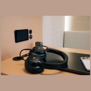 „Over-ear“ ausinės Verbatim belaidės TruSound Pro Bluetooth ANC juodos 30194 - Image 5