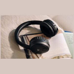„Over-ear“ ausinės Verbatim belaidės TruSound Bluetooth ANC juodos 30200 - Image 4