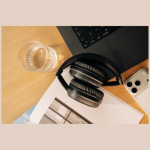 „Over-ear“ ausinės Verbatim belaidės TruSound Bluetooth ANC juodos 30200 - Image 5