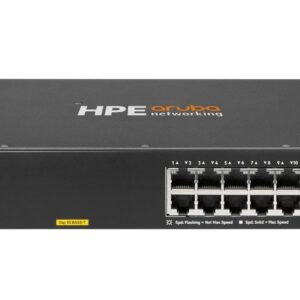 HPE Aruba Networking CX 6000 24p 10M/100M/1G Class4 PoE 4p SFP 1G 370W Switch Valdomas L3 Gigabit Ethernet (10/100/1000) Maitinimas per Eternetą (PoE) 1U