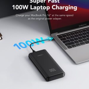 VEGER T100 nešiojamasis įkroviklis Ličio-jonų (Li-Ion) 20000 mAh Juoda - Image 3
