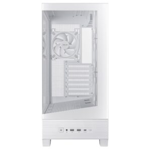 ASUS A31 Plus TG ARGB WHITE „Midi Tower“ Balta - Image 3
