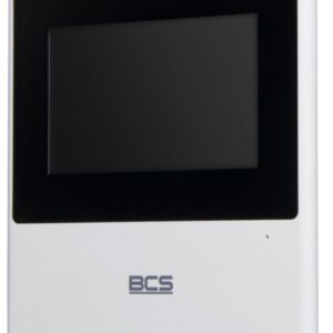 BCS BCS-MON4000W-S vaizdo telefonspynės sistema 10,9 cm (4.3") Juoda, Balta - Image 2