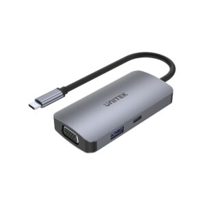 UNITEK P5 Trio USB 3.2 Gen 1 (3.1 Gen 1) Type-C Pilka